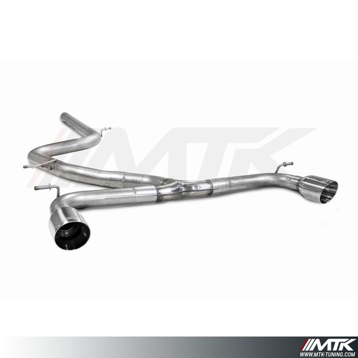 Catback Full tube Volkswagen Golf MK7 GTD